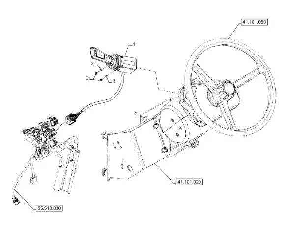 48111821 - Подрулевой переключатель