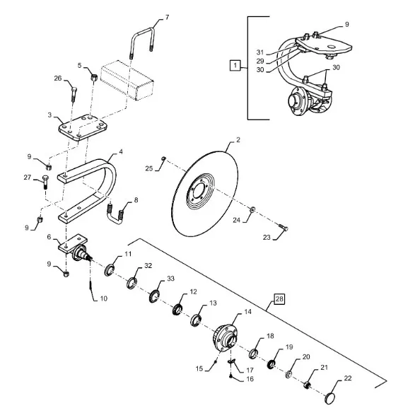 87457567 - Крайний  диск - Ecolotiger - CASE IH. Earth Metal - 570x6.5 мм, 5 отв.